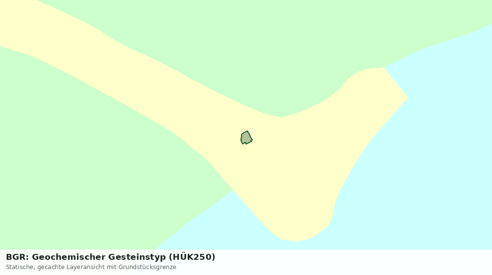 Statische Kartenansicht: BGR: Geochemischer Gesteinstyp (HÜK250)