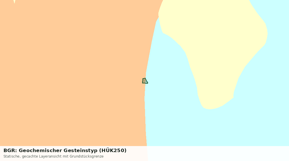 Statische Kartenansicht: BGR: Geochemischer Gesteinstyp (HÜK250)