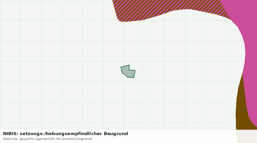 Statische Kartenansicht: NIBIS: setzungs-/hebungsempfindlicher Baugrund