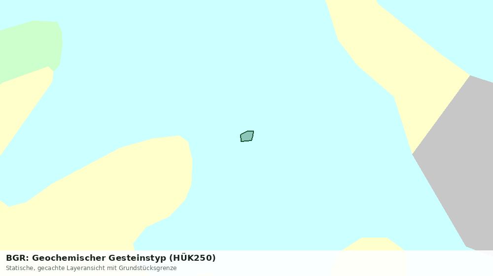Statische Kartenansicht: BGR: Geochemischer Gesteinstyp (HÜK250)