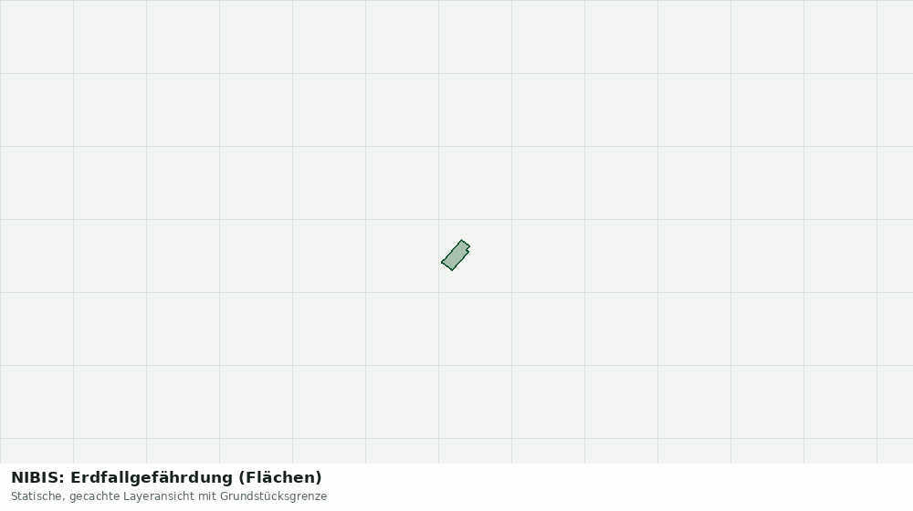 Statische Kartenansicht: NIBIS: Erdfallgefährdung (Flächen)