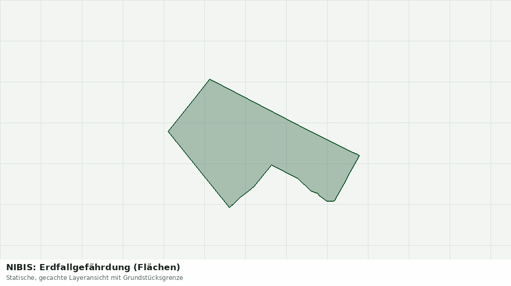 Statische Kartenansicht: NIBIS: Erdfallgefährdung (Flächen)