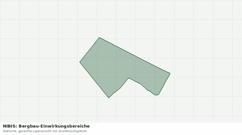 Statische Kartenansicht: NIBIS: Bergbau-Einwirkungsbereiche