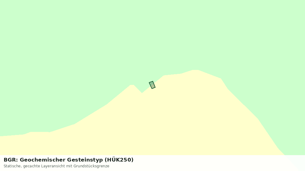 Statische Kartenansicht: BGR: Geochemischer Gesteinstyp (HÜK250)