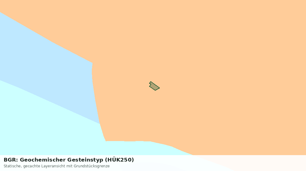 Statische Kartenansicht: BGR: Geochemischer Gesteinstyp (HÜK250)