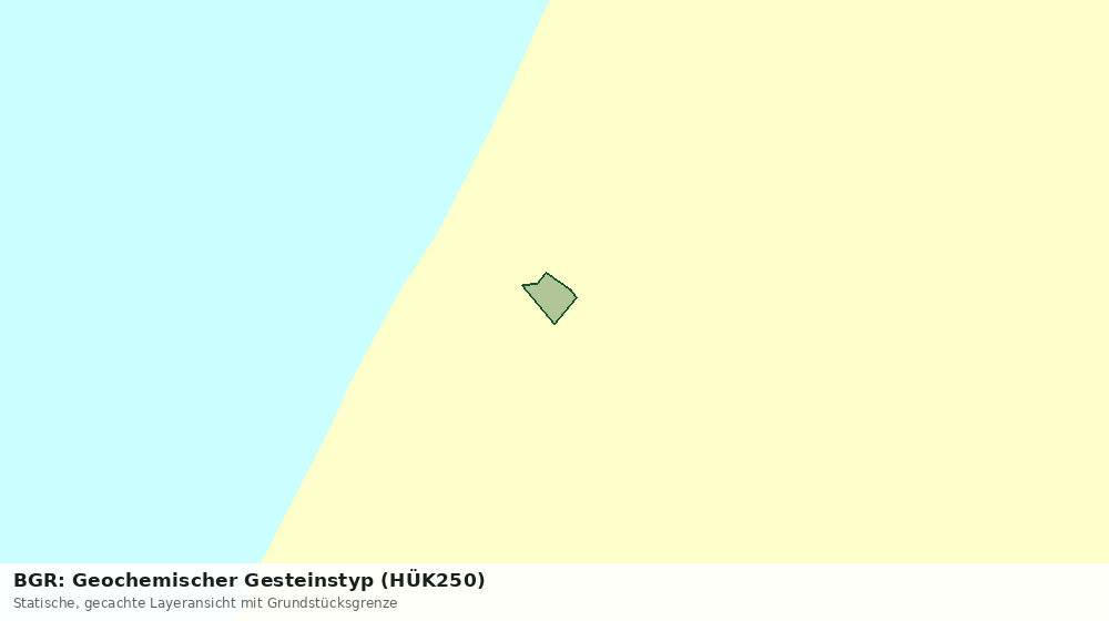 Statische Kartenansicht: BGR: Geochemischer Gesteinstyp (HÜK250)