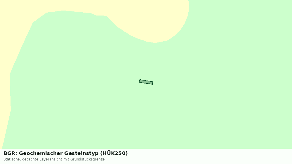 Statische Kartenansicht: BGR: Geochemischer Gesteinstyp (HÜK250)