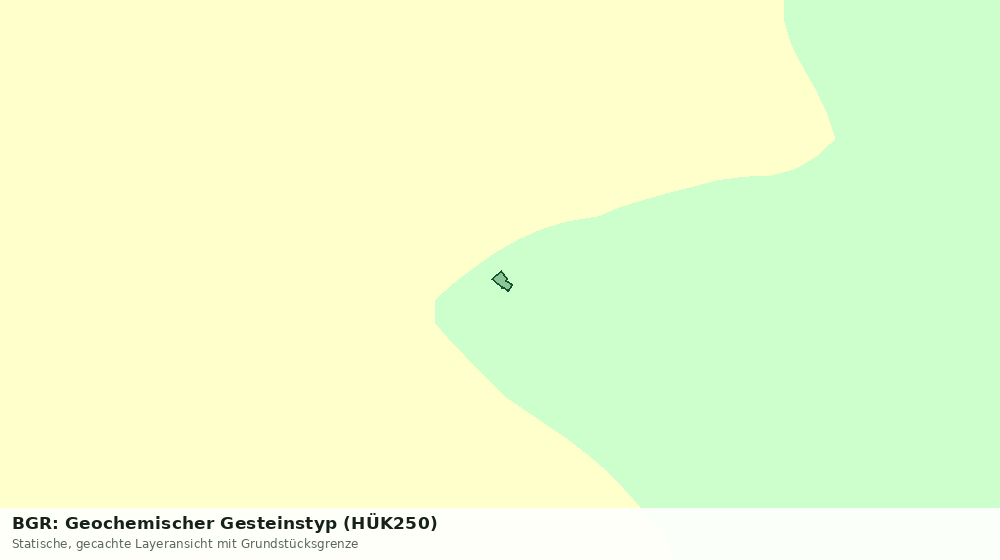 Statische Kartenansicht: BGR: Geochemischer Gesteinstyp (HÜK250)