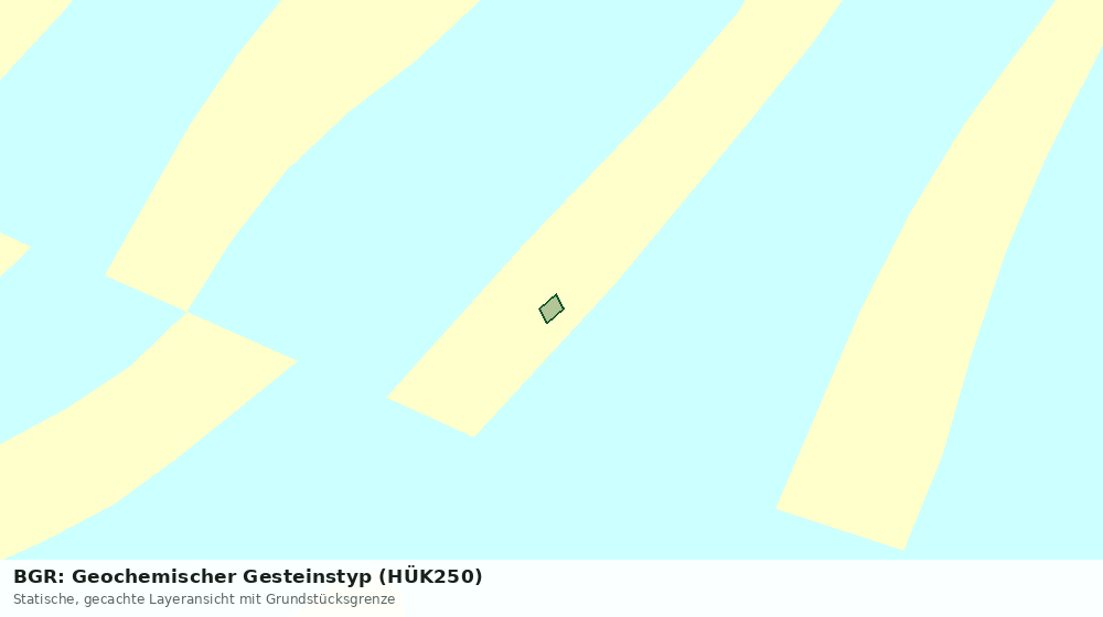Statische Kartenansicht: BGR: Geochemischer Gesteinstyp (HÜK250)