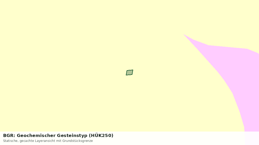 Statische Kartenansicht: BGR: Geochemischer Gesteinstyp (HÜK250)