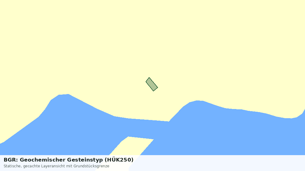 Statische Kartenansicht: BGR: Geochemischer Gesteinstyp (HÜK250)