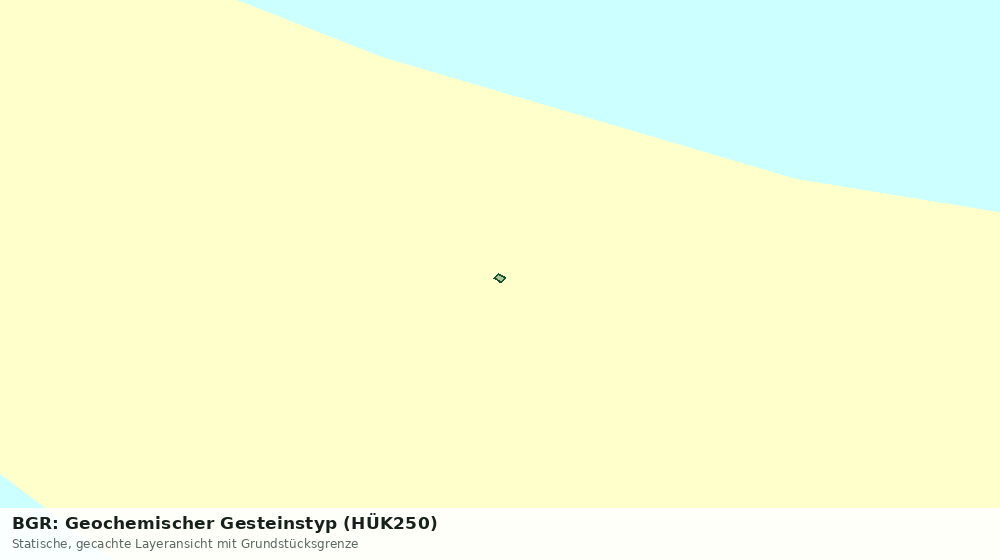 Statische Kartenansicht: BGR: Geochemischer Gesteinstyp (HÜK250)