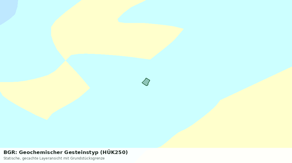 Statische Kartenansicht: BGR: Geochemischer Gesteinstyp (HÜK250)
