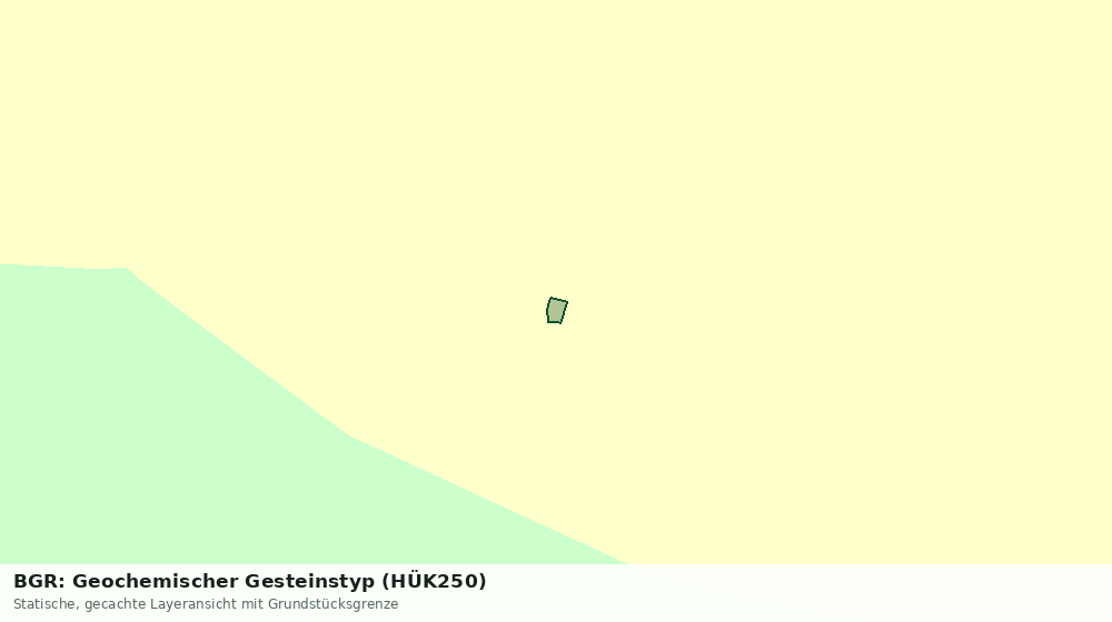 Statische Kartenansicht: BGR: Geochemischer Gesteinstyp (HÜK250)