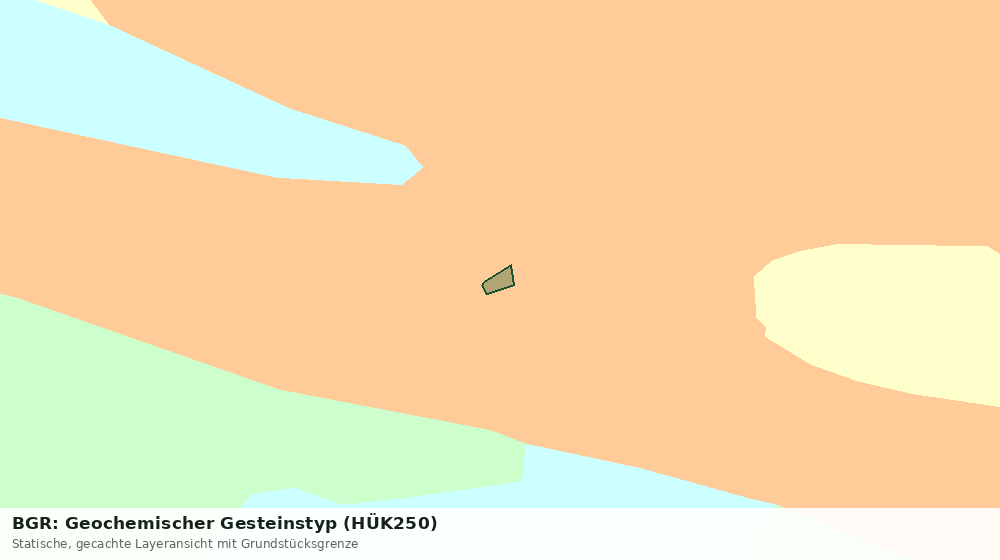 Statische Kartenansicht: BGR: Geochemischer Gesteinstyp (HÜK250)