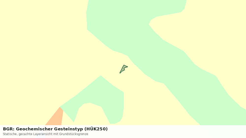Statische Kartenansicht: BGR: Geochemischer Gesteinstyp (HÜK250)
