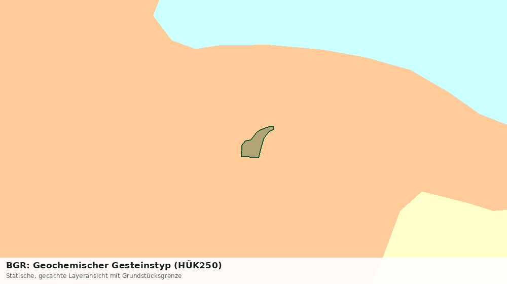 Statische Kartenansicht: BGR: Geochemischer Gesteinstyp (HÜK250)