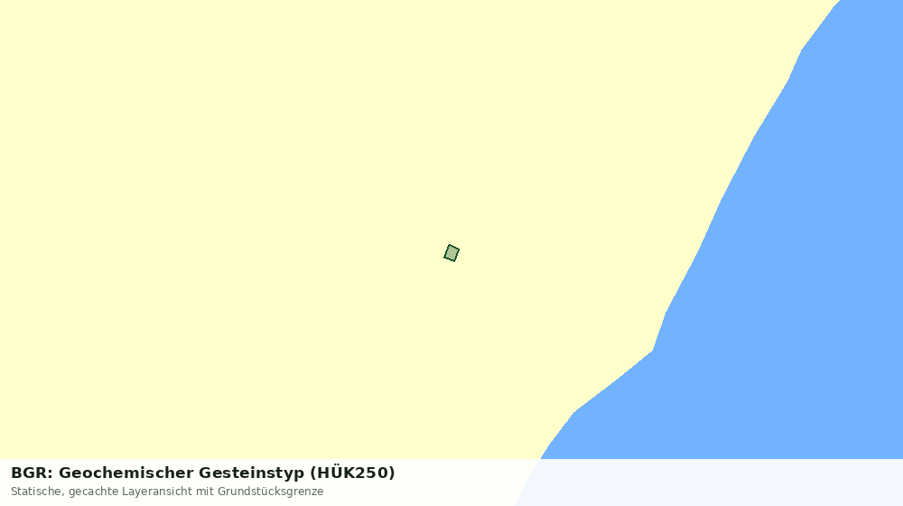 Statische Kartenansicht: BGR: Geochemischer Gesteinstyp (HÜK250)