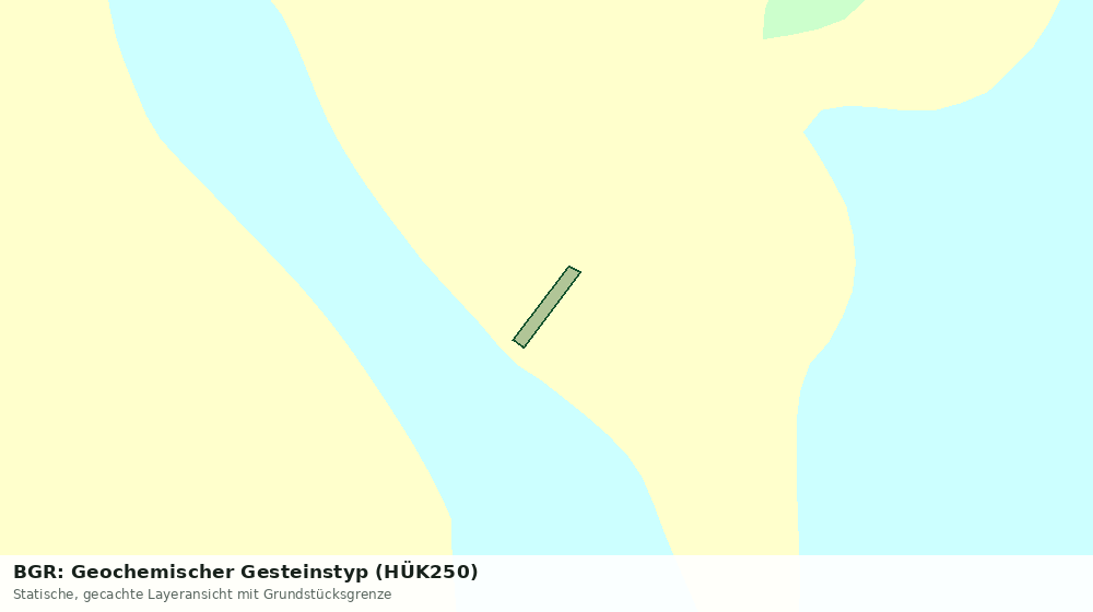 Statische Kartenansicht: BGR: Geochemischer Gesteinstyp (HÜK250)