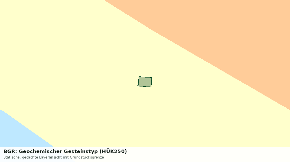 Statische Kartenansicht: BGR: Geochemischer Gesteinstyp (HÜK250)