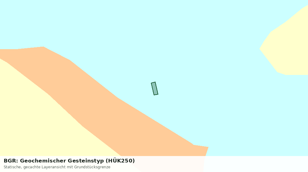 Statische Kartenansicht: BGR: Geochemischer Gesteinstyp (HÜK250)