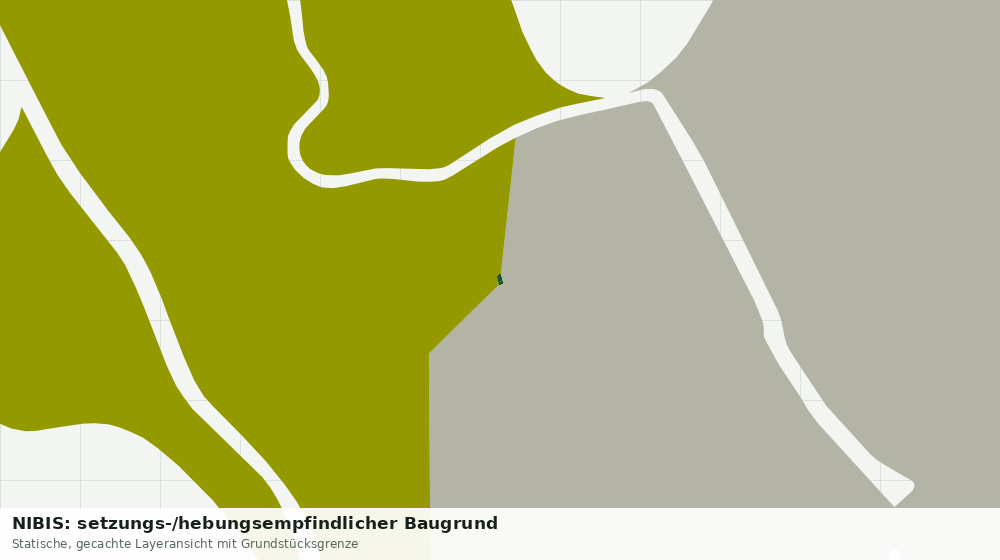 Statische Kartenansicht: NIBIS: setzungs-/hebungsempfindlicher Baugrund