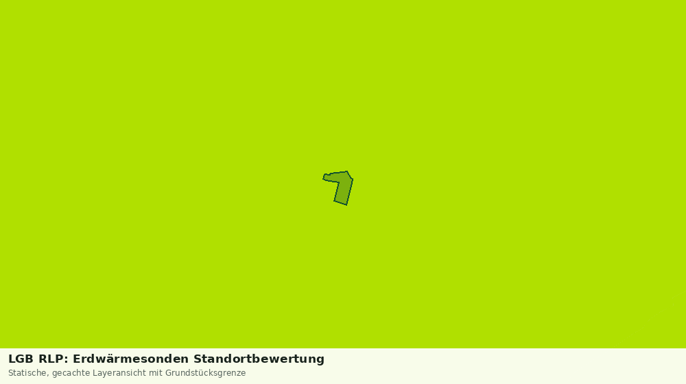 Statische Kartenansicht: LGB RLP: Erdwärmesonden Standortbewertung