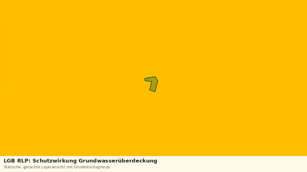Statische Kartenansicht: LGB RLP: Schutzwirkung Grundwasserüberdeckung
