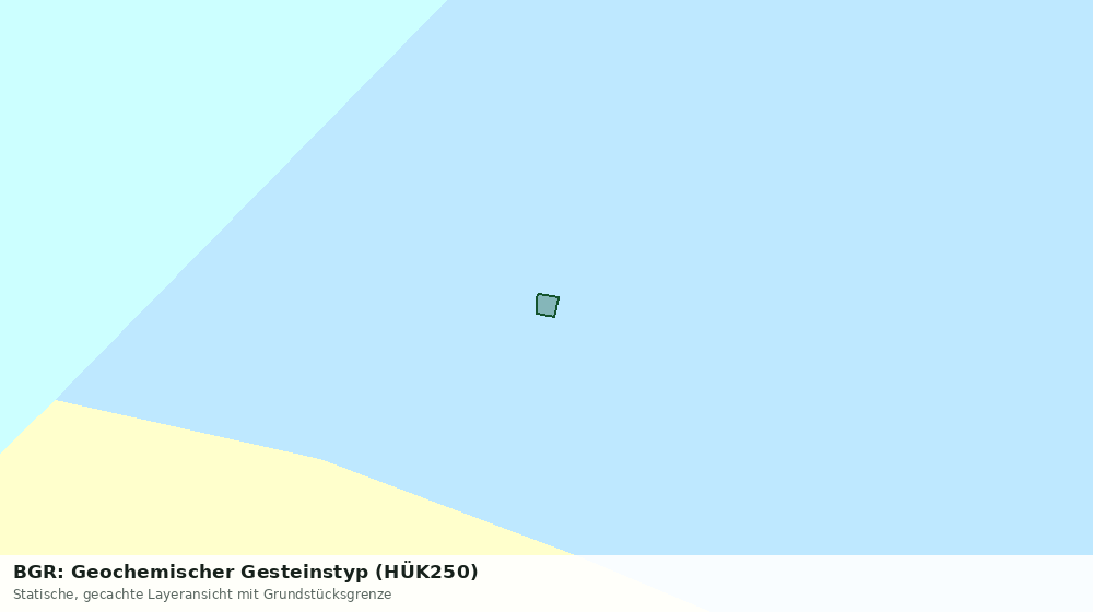 Statische Kartenansicht: BGR: Geochemischer Gesteinstyp (HÜK250)