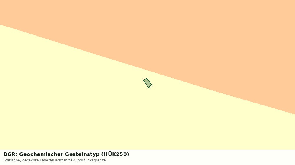 Statische Kartenansicht: BGR: Geochemischer Gesteinstyp (HÜK250)
