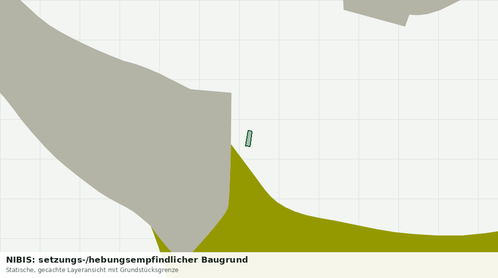 Statische Kartenansicht: NIBIS: setzungs-/hebungsempfindlicher Baugrund