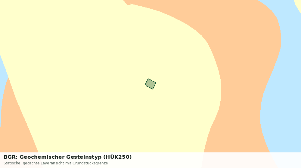Statische Kartenansicht: BGR: Geochemischer Gesteinstyp (HÜK250)