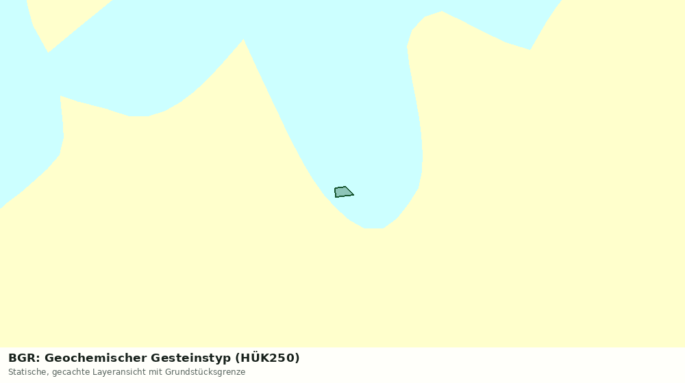 Statische Kartenansicht: BGR: Geochemischer Gesteinstyp (HÜK250)