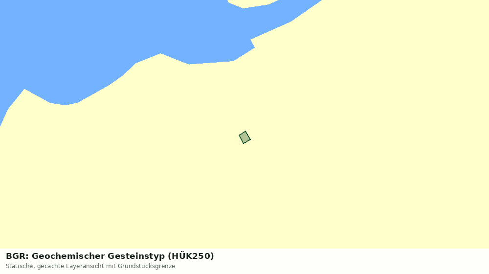 Statische Kartenansicht: BGR: Geochemischer Gesteinstyp (HÜK250)