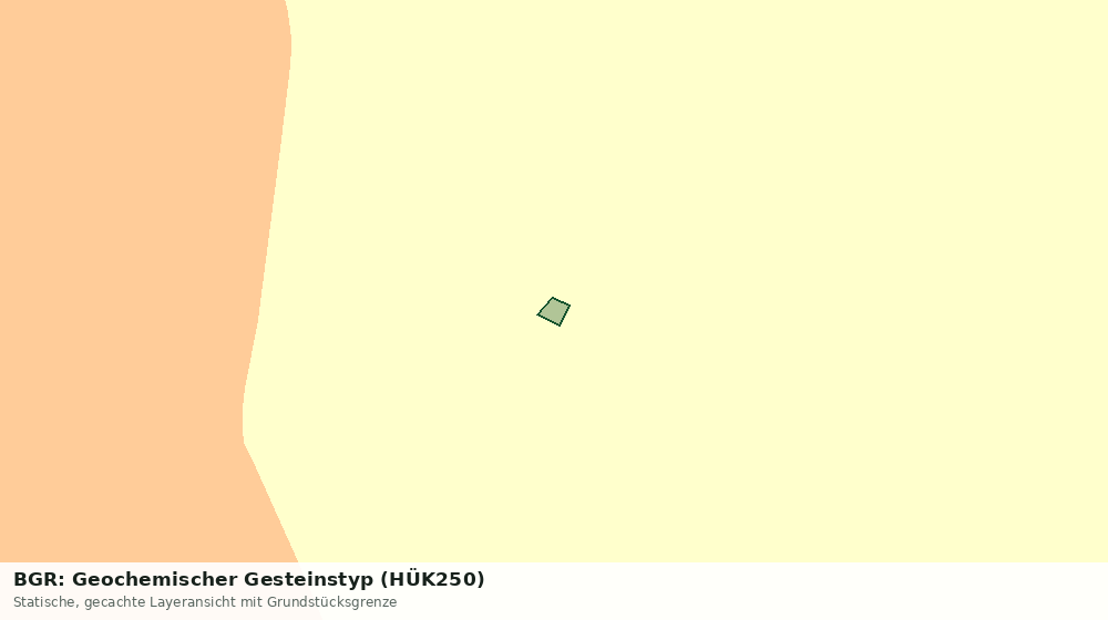 Statische Kartenansicht: BGR: Geochemischer Gesteinstyp (HÜK250)