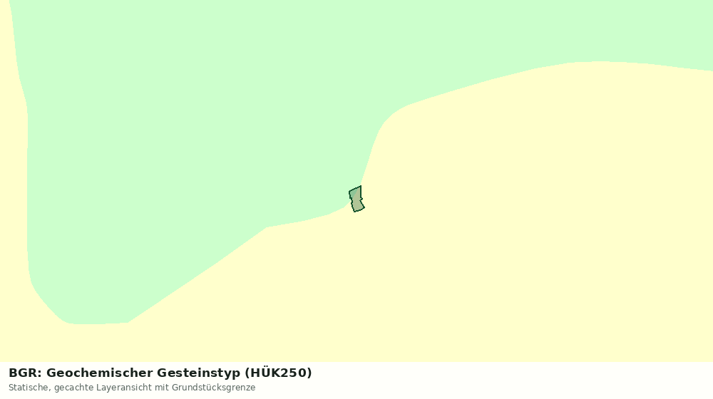 Statische Kartenansicht: BGR: Geochemischer Gesteinstyp (HÜK250)