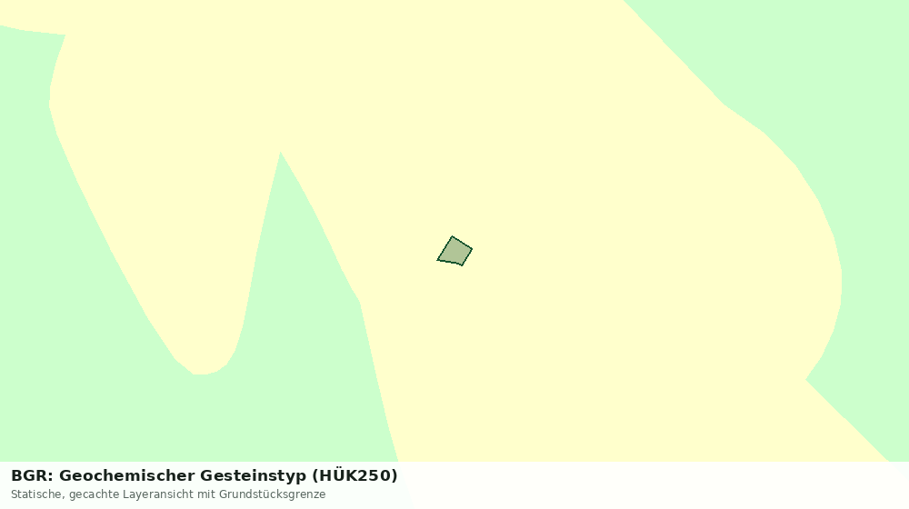 Statische Kartenansicht: BGR: Geochemischer Gesteinstyp (HÜK250)