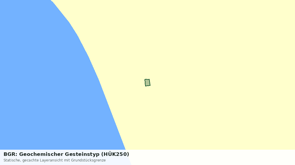 Statische Kartenansicht: BGR: Geochemischer Gesteinstyp (HÜK250)