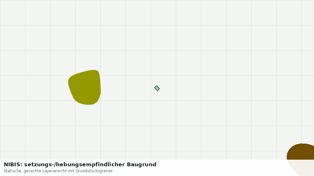 Statische Kartenansicht: NIBIS: setzungs-/hebungsempfindlicher Baugrund