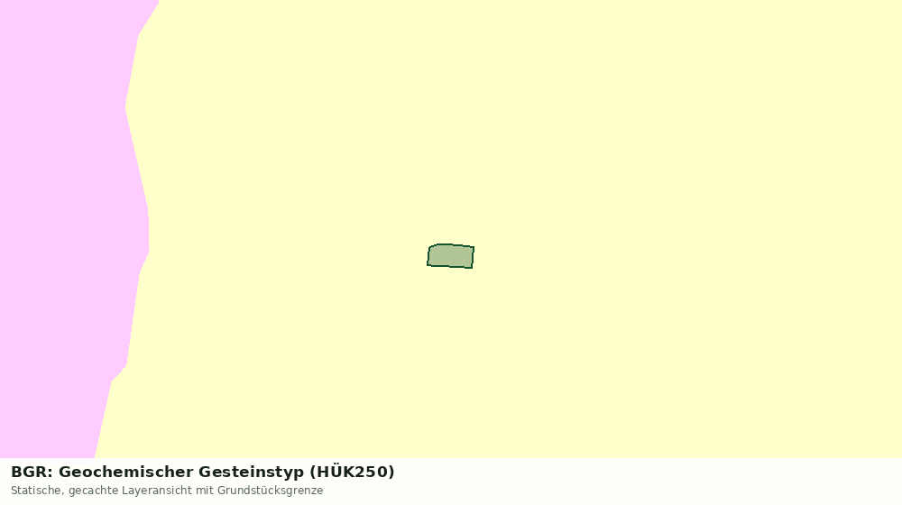Statische Kartenansicht: BGR: Geochemischer Gesteinstyp (HÜK250)