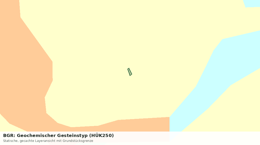 Statische Kartenansicht: BGR: Geochemischer Gesteinstyp (HÜK250)