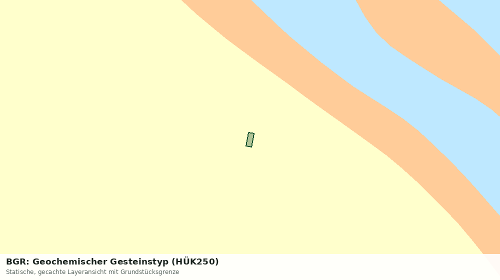 Statische Kartenansicht: BGR: Geochemischer Gesteinstyp (HÜK250)