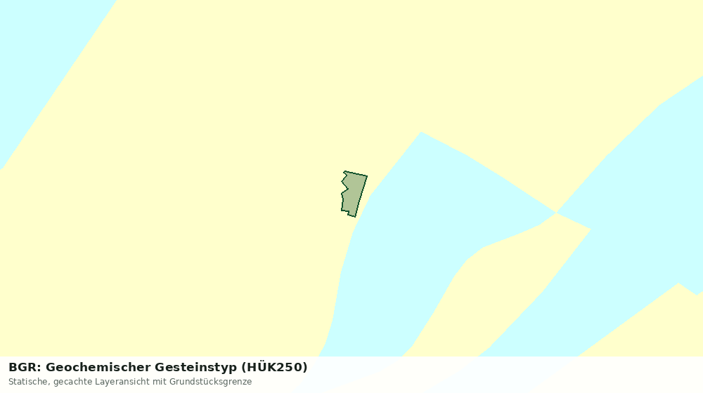 Statische Kartenansicht: BGR: Geochemischer Gesteinstyp (HÜK250)