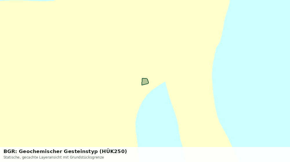 Statische Kartenansicht: BGR: Geochemischer Gesteinstyp (HÜK250)
