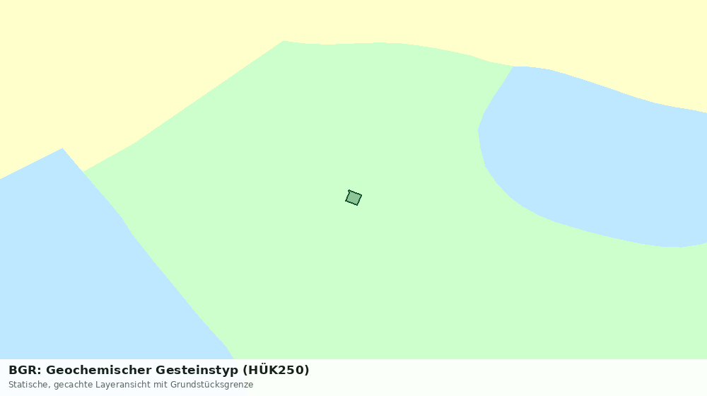 Statische Kartenansicht: BGR: Geochemischer Gesteinstyp (HÜK250)