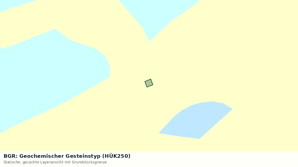 Statische Kartenansicht: BGR: Geochemischer Gesteinstyp (HÜK250)