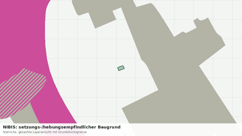 Statische Kartenansicht: NIBIS: setzungs-/hebungsempfindlicher Baugrund
