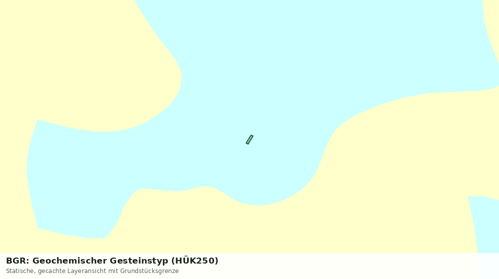 Statische Kartenansicht: BGR: Geochemischer Gesteinstyp (HÜK250)