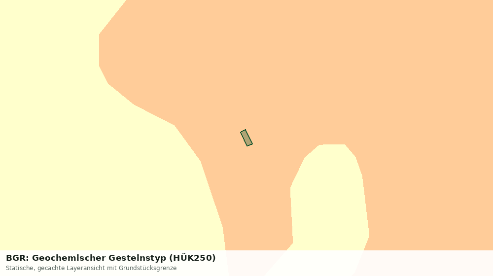 Statische Kartenansicht: BGR: Geochemischer Gesteinstyp (HÜK250)