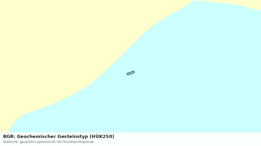 Statische Kartenansicht: BGR: Geochemischer Gesteinstyp (HÜK250)